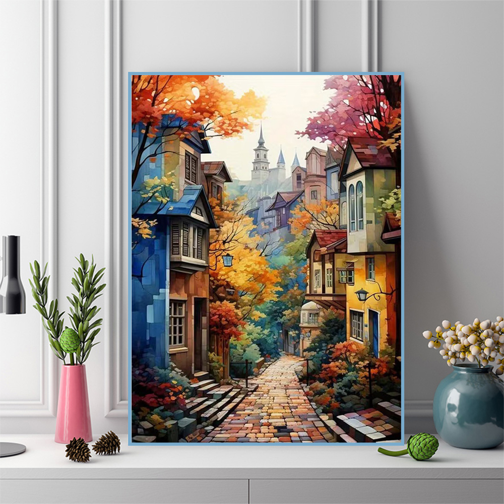 Resin Craft Kit - Frameless, New Arrival Street Diamond Mosaic