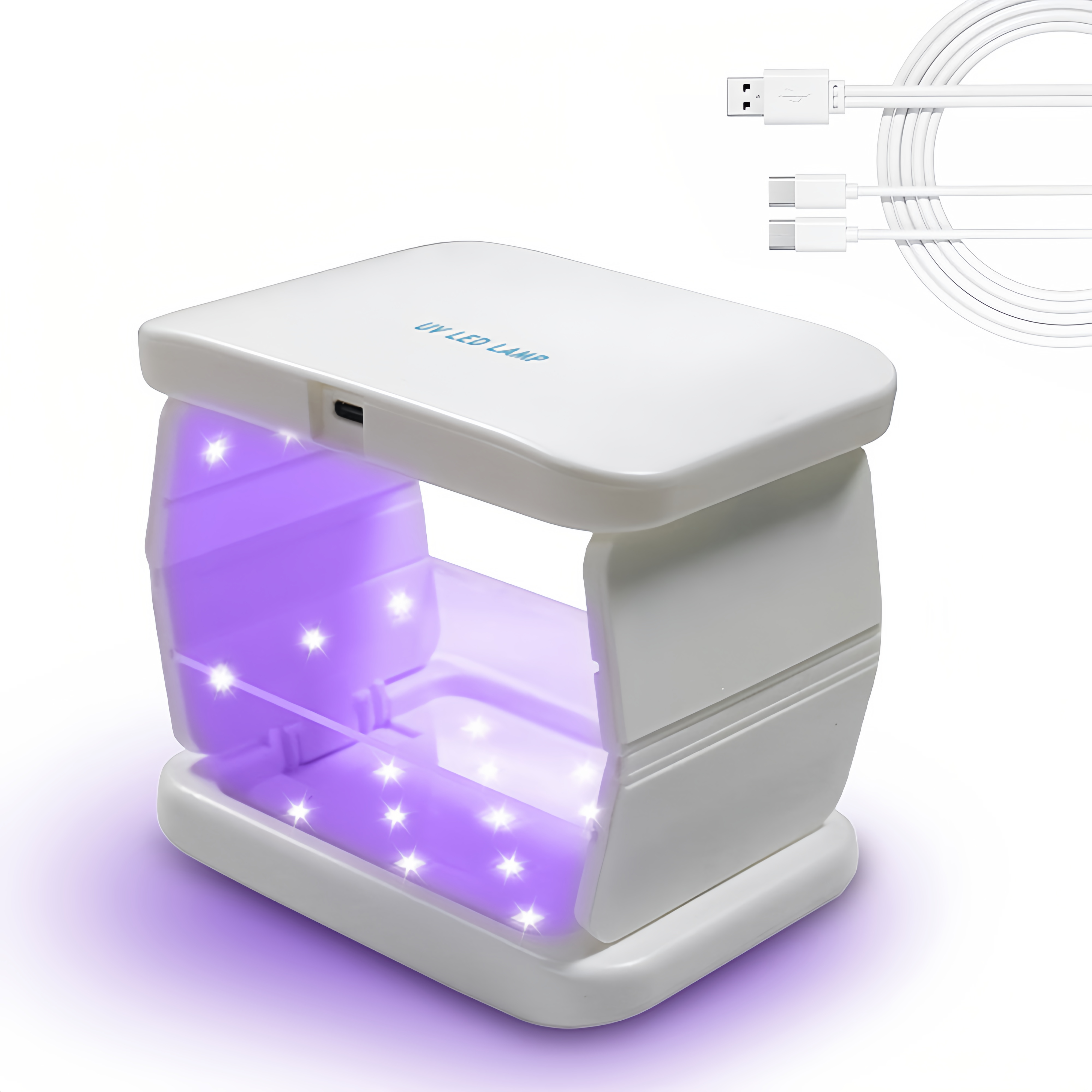Epoxy Uv Resin Kit - 48W Dual-Sided UV Lamp Foldable Resin