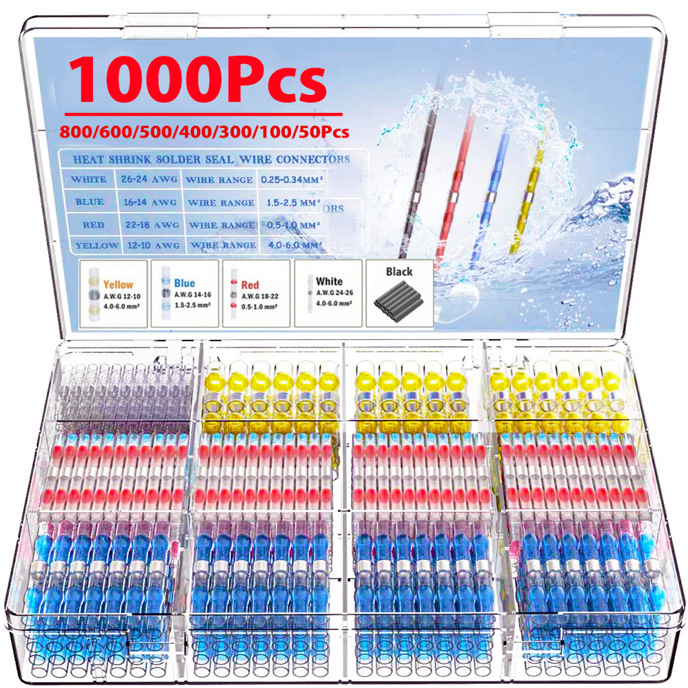 Heat Gun Small - 50-1000Pcs Solder Seal Wire Connectors Heat