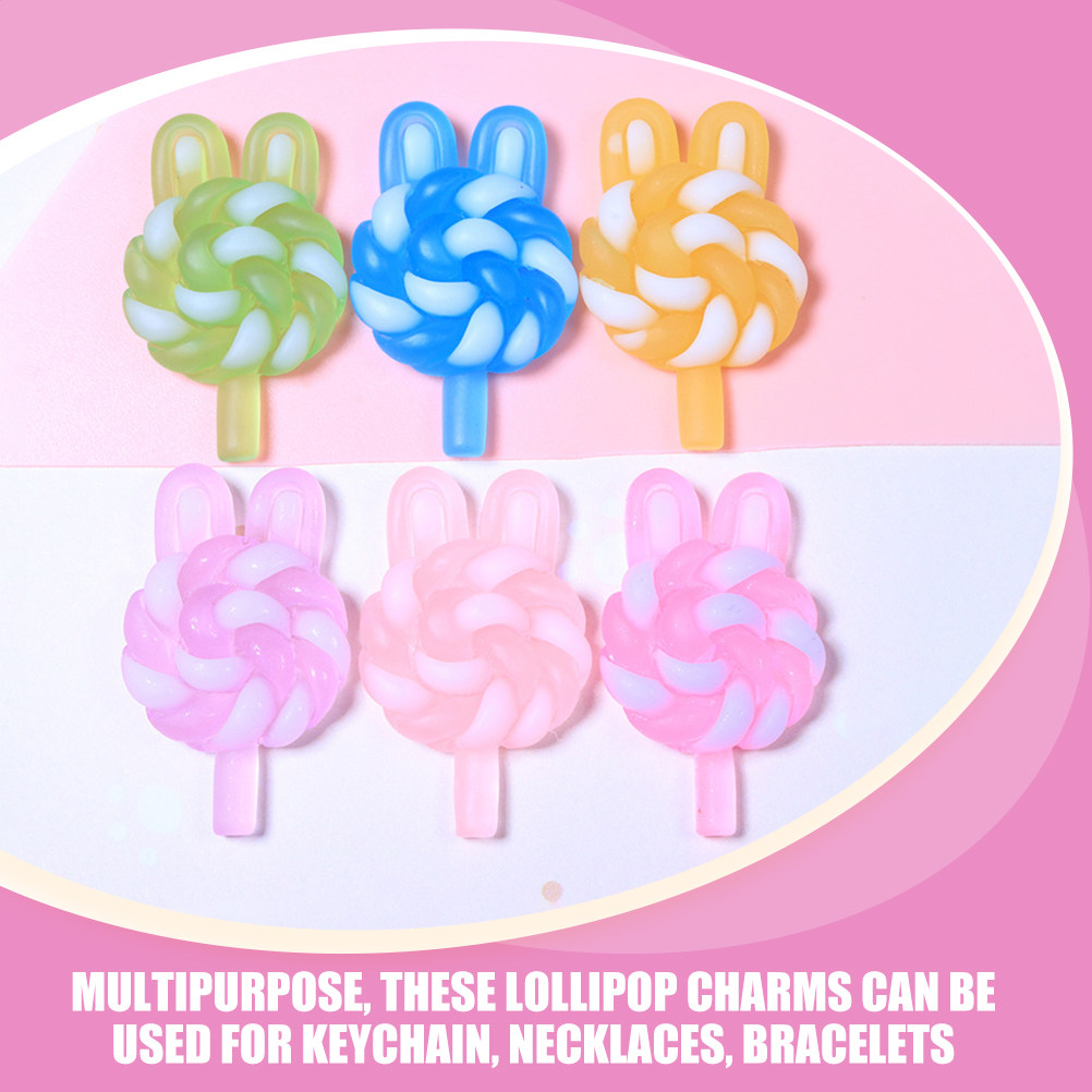 24Pcs Cute Cartoon Lollipop Ch – Resin Crafts Diy recenzja i cena