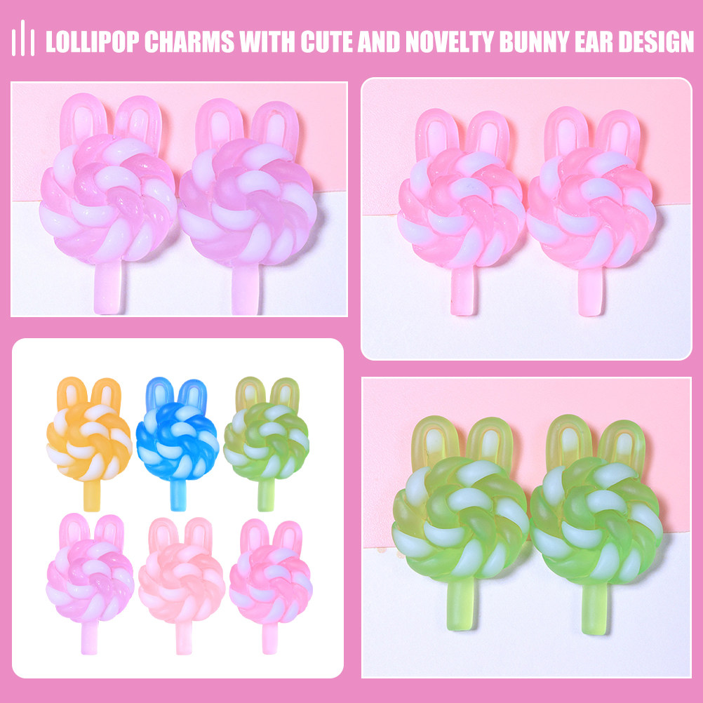 24Pcs Cute Cartoon Lollipop Ch – Resin Crafts Diy recenzja i cena