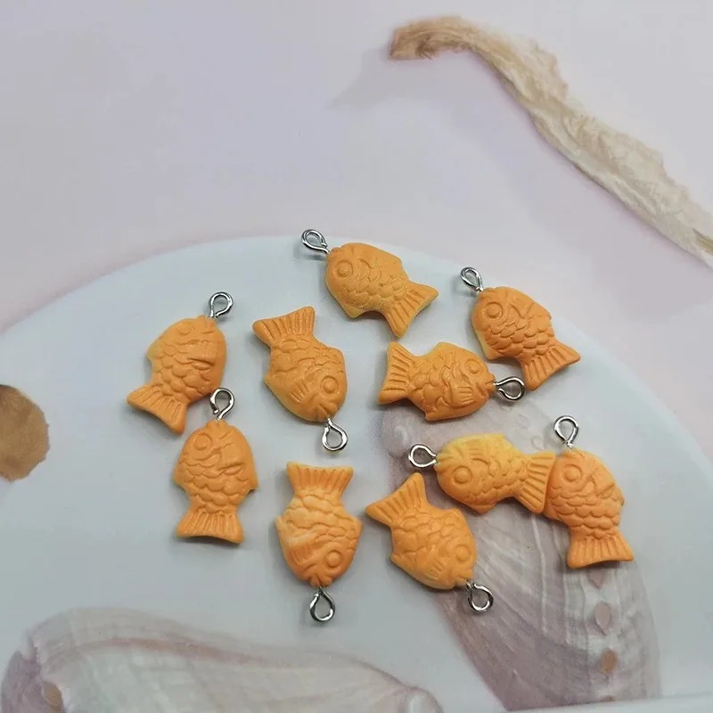 10Pcs Lovely Korea Koi Fish Fl – Resin Crafts Diy recenzja i cena