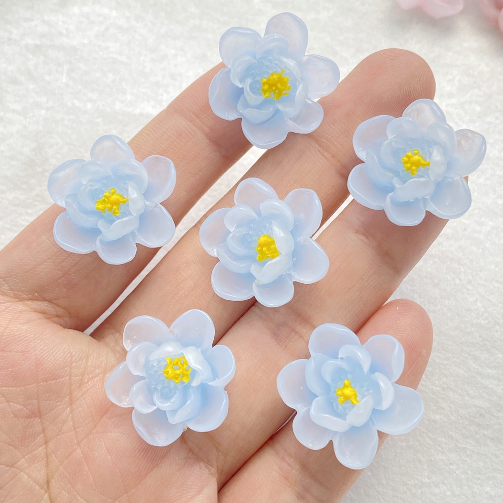 10Pcs New Cute Cartoon Flower  – Flower Preservation Resin recenzja i cena