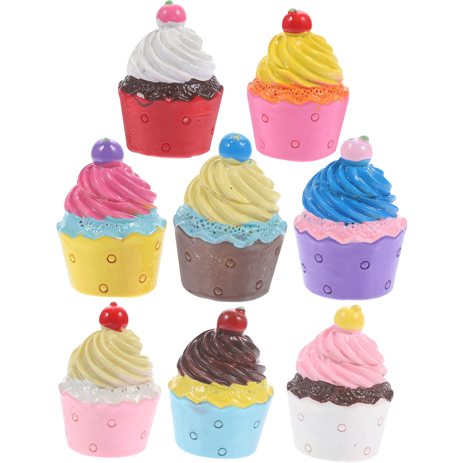 8Pcs Resin Simulated Cupcake D – Resin Crafts Diy recenzja i cena