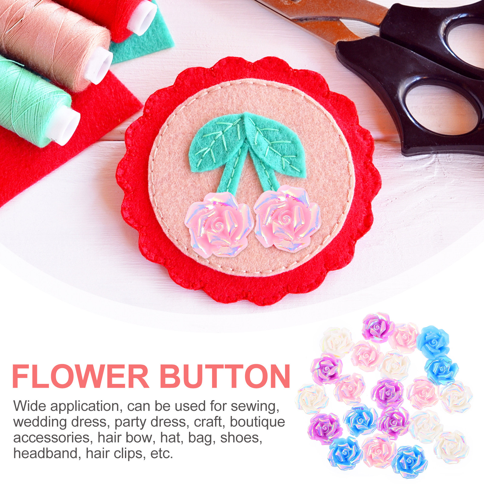 20Pcs Mini Resin Rose Flower A – Resin Craft Supplies recenzja i cena
