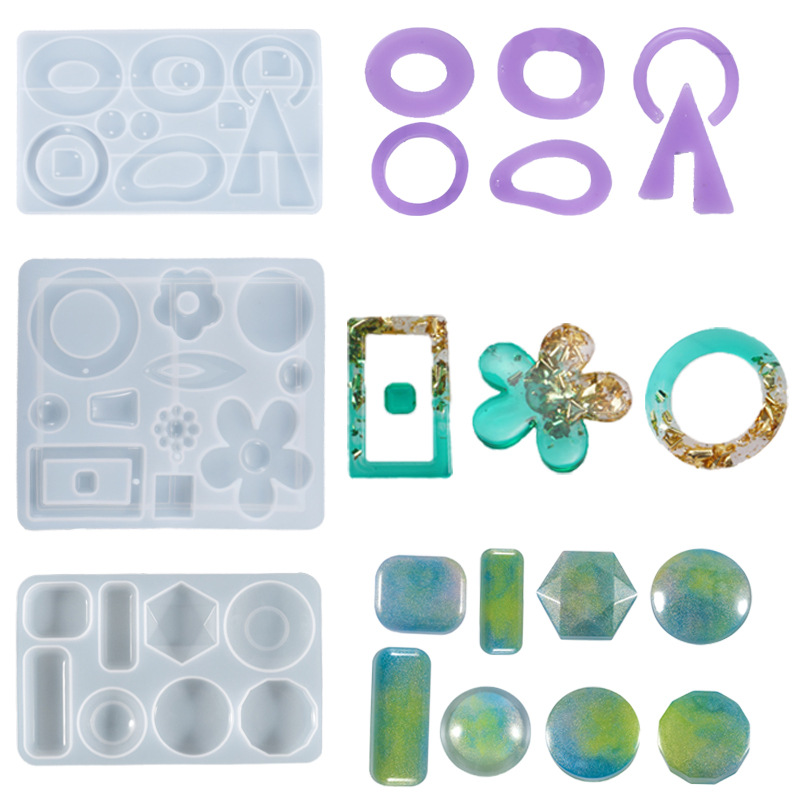 Irregular Geometric Love Heart – Flower Preservation Resin recenzja i cena