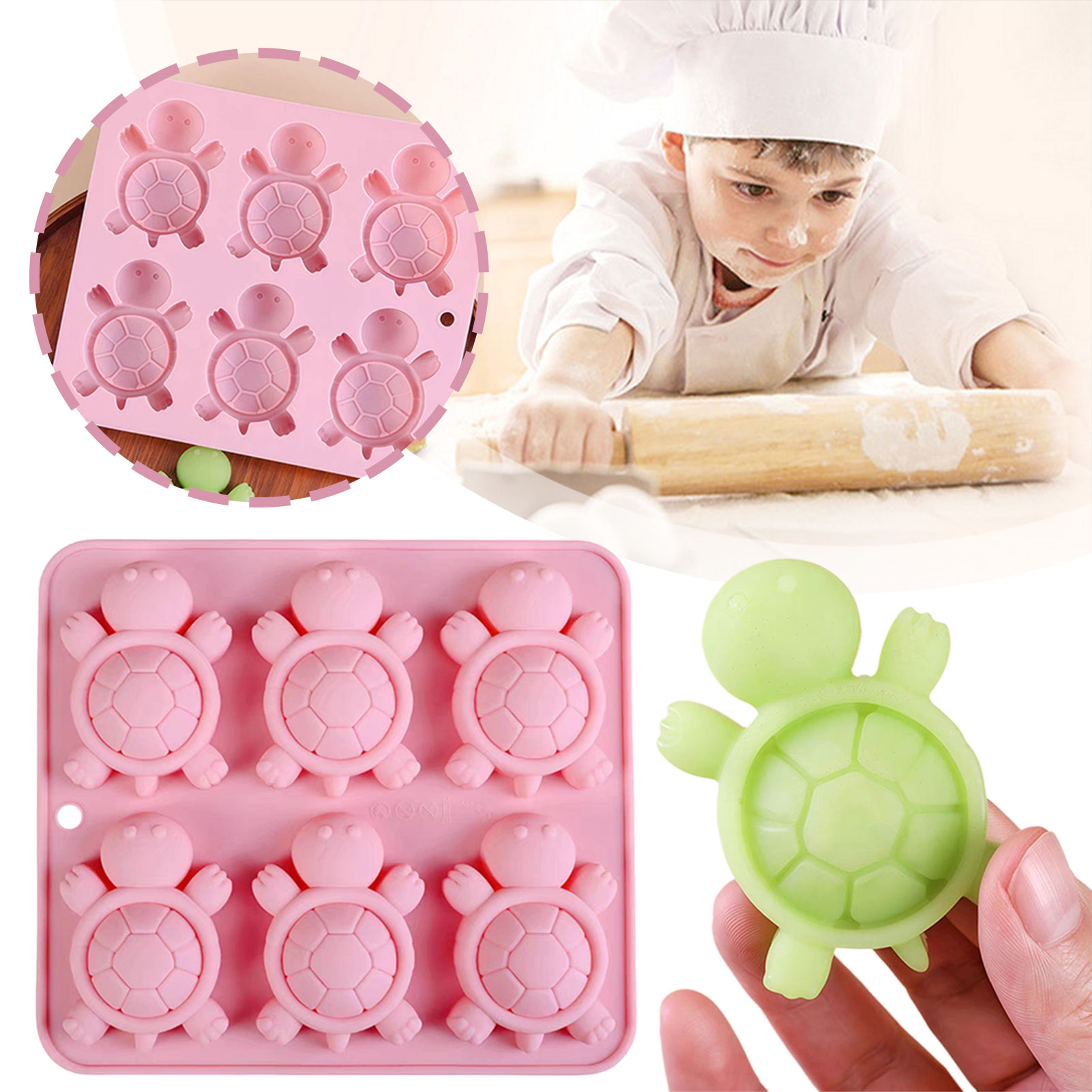 Turtles Ice Tray 3D Tortoises  – Silicone Mold Tray recenzja i cena