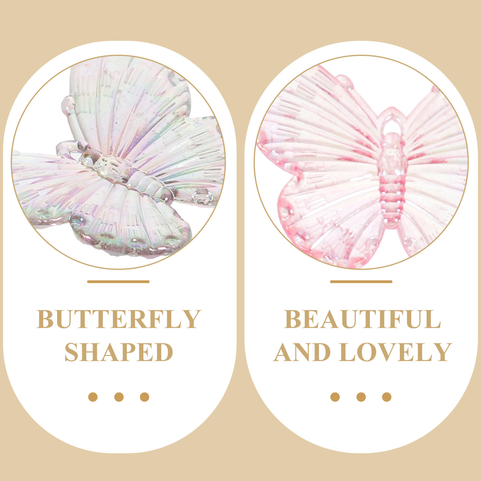 40Pcs Electroplated Butterfly  – Resin Craft Supplies recenzja i cena