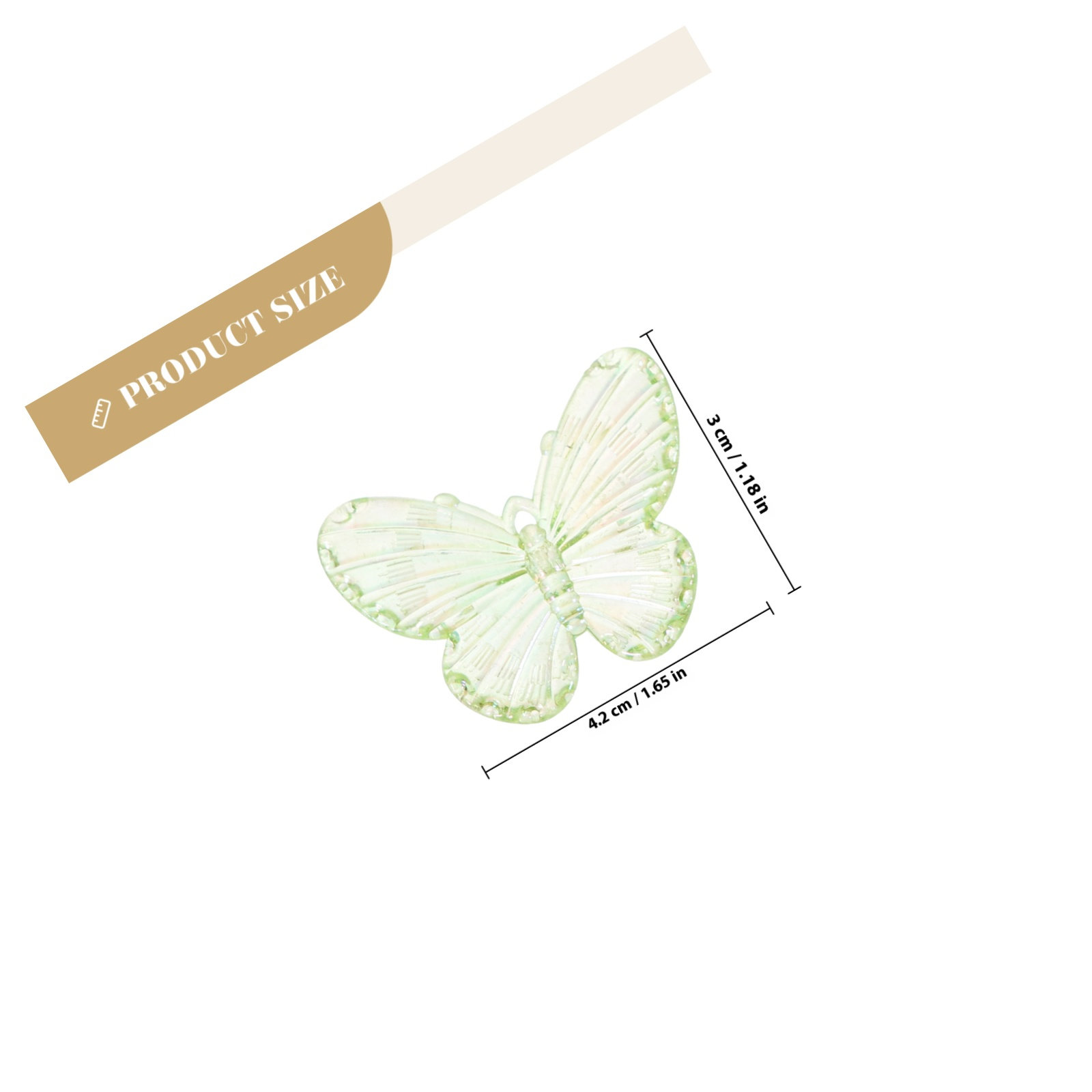 40Pcs Electroplated Butterfly  – Resin Craft Supplies recenzja i cena