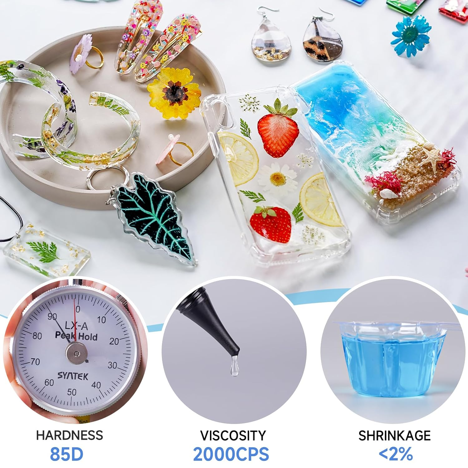 UV Resin,Crystal Clear,Hard UV – Epoxy Uv Resin Kit recenzja i cena