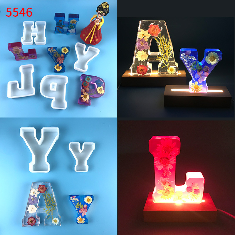 1pc A-Z Letter Silicone Molds  – Resin Craft Ideas recenzja i cena