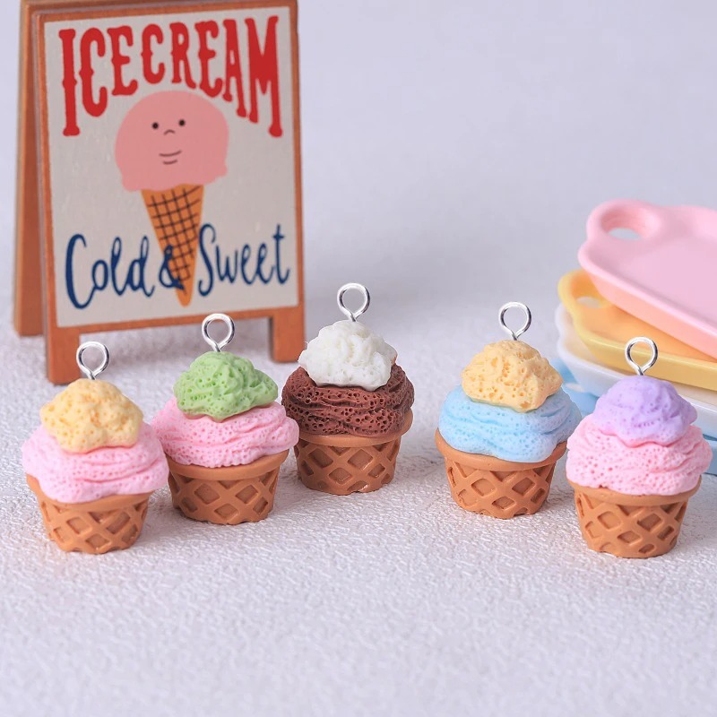 10Pcs Adorable 3D Simulated Ic – Resin Crafts Diy recenzja i cena
