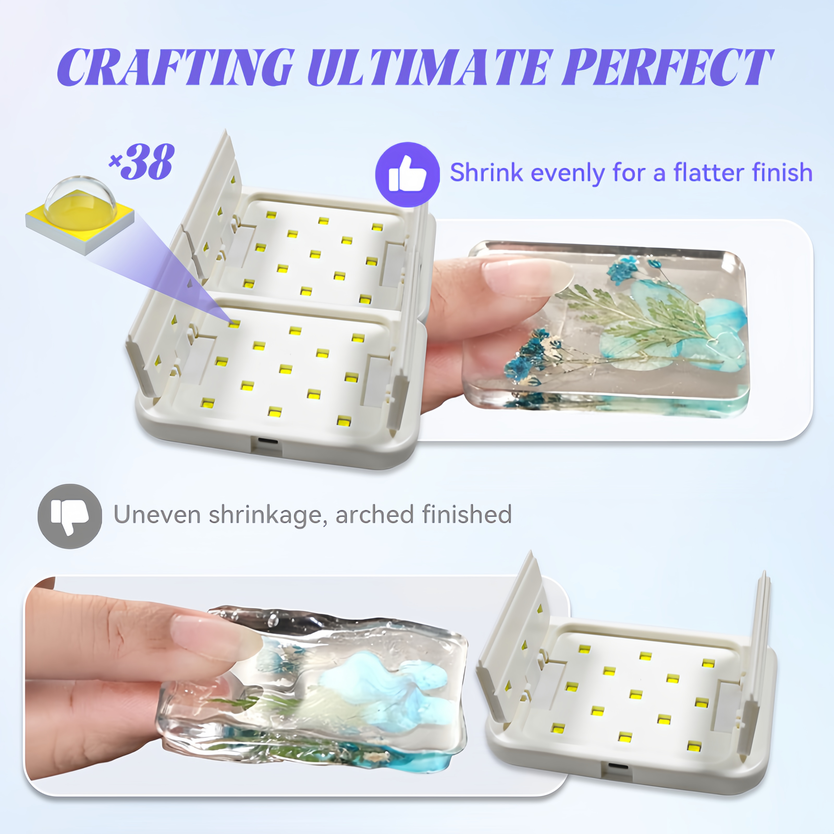 48W Dual-Sided UV Lamp Foldabl – Epoxy Uv Resin Kit recenzja i cena
