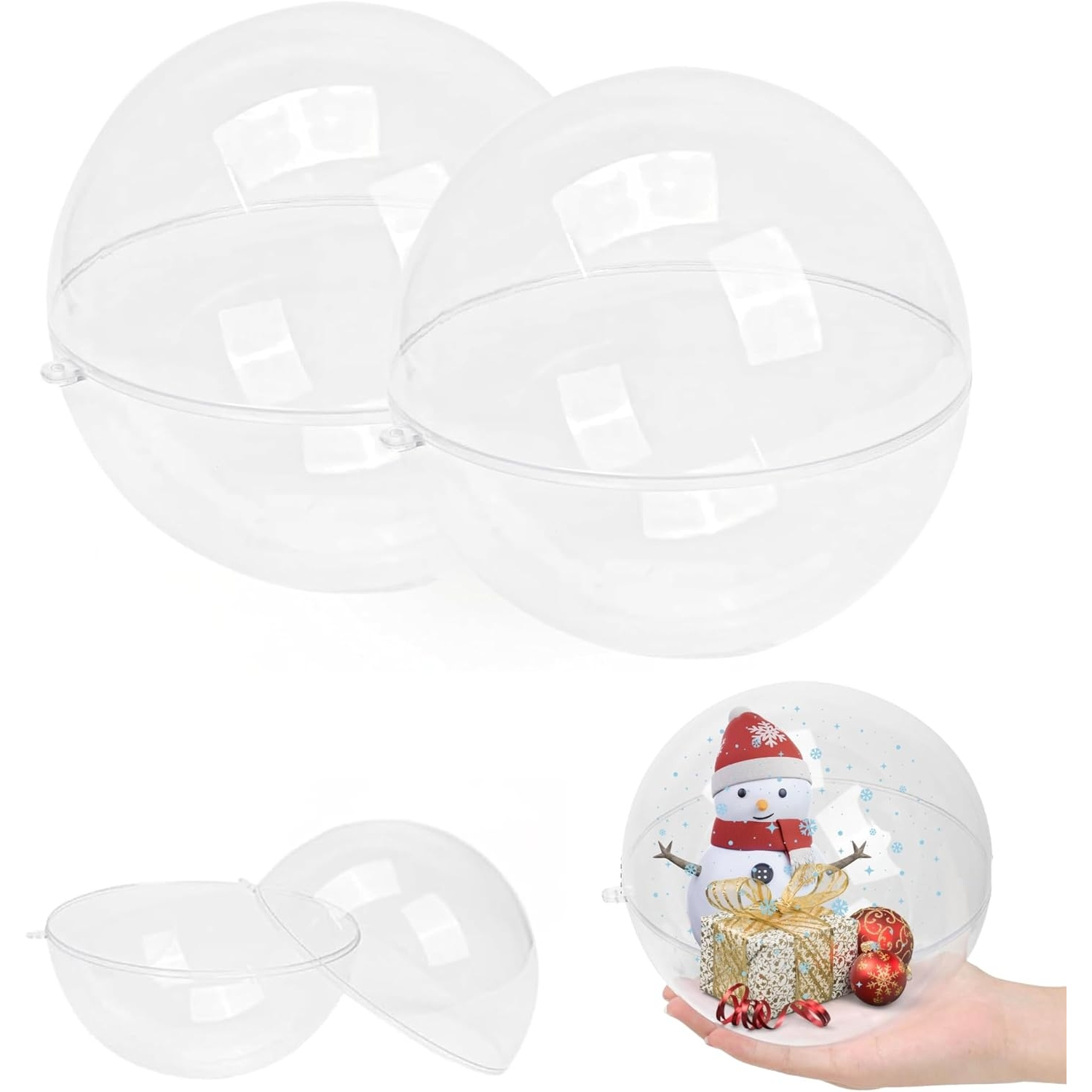 Fillable Clear Ornament Ball,  – Dome Mold Clear recenzja i cena