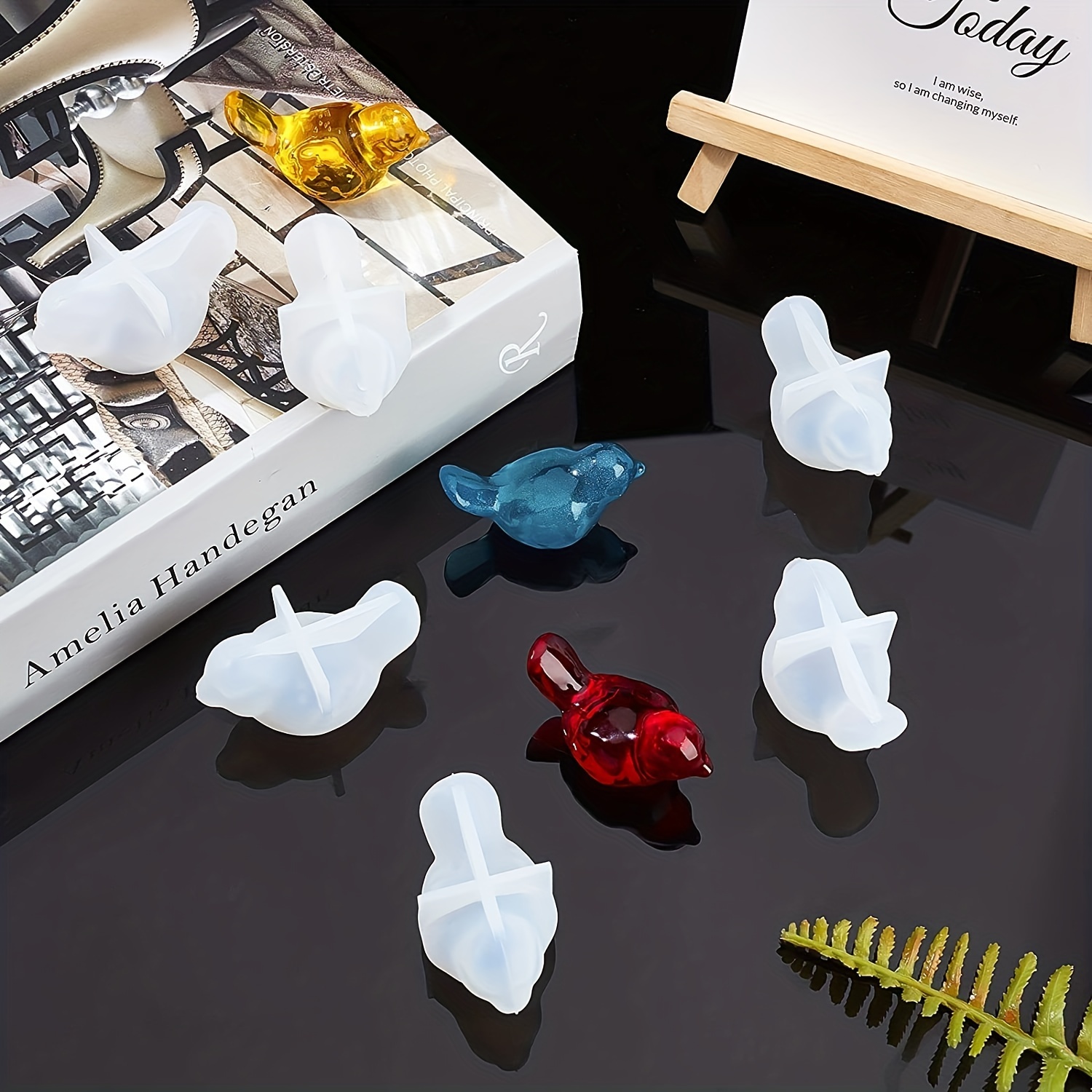 2-piece set of 3D bird silicon – Resin Craft Ideas recenzja i cena