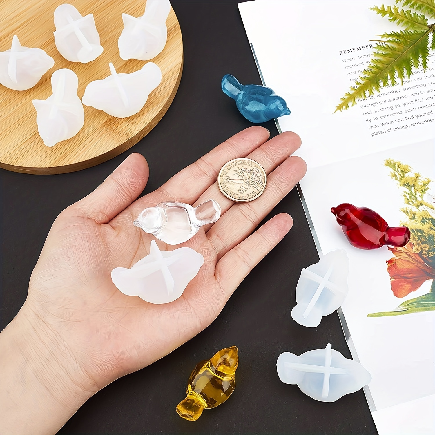 2-piece set of 3D bird silicon – Resin Craft Ideas recenzja i cena