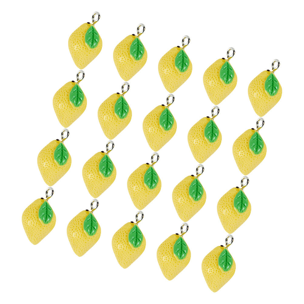 20Pcs Resin Lemon Charms Fruit – Resin Crafts Diy recenzja i cena