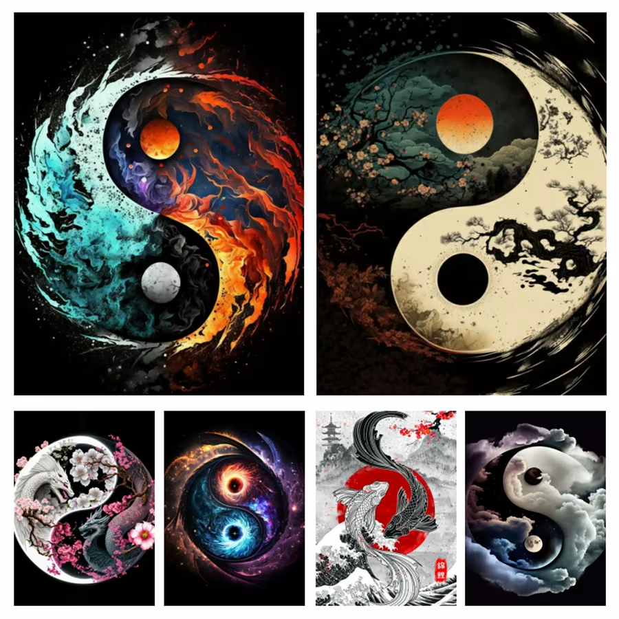 1PC frameless Yin Yang Tree 5D – Resin Craft Kit recenzja i cena