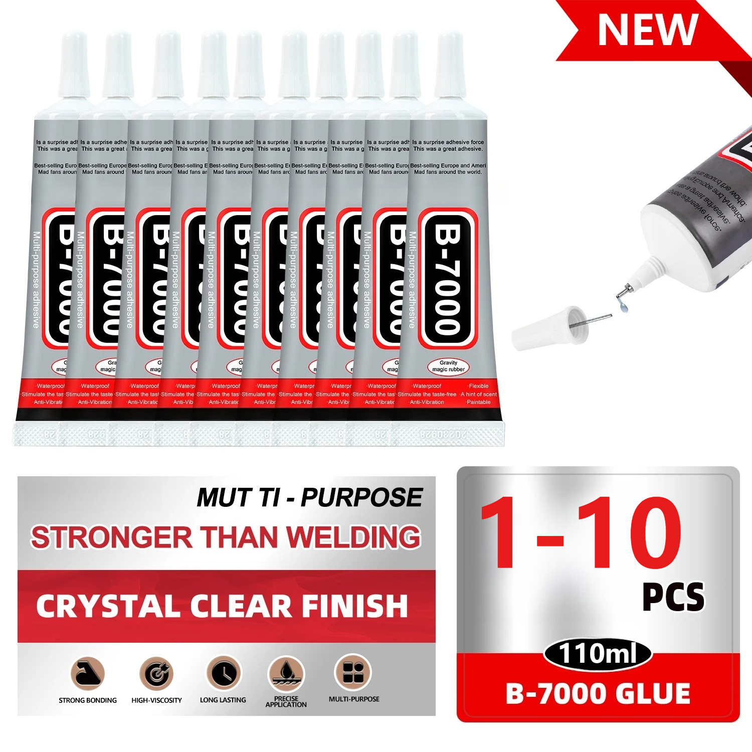 Super Glue B-7000 Loolifl 1-10 – Resin Craft Material recenzja i cena
