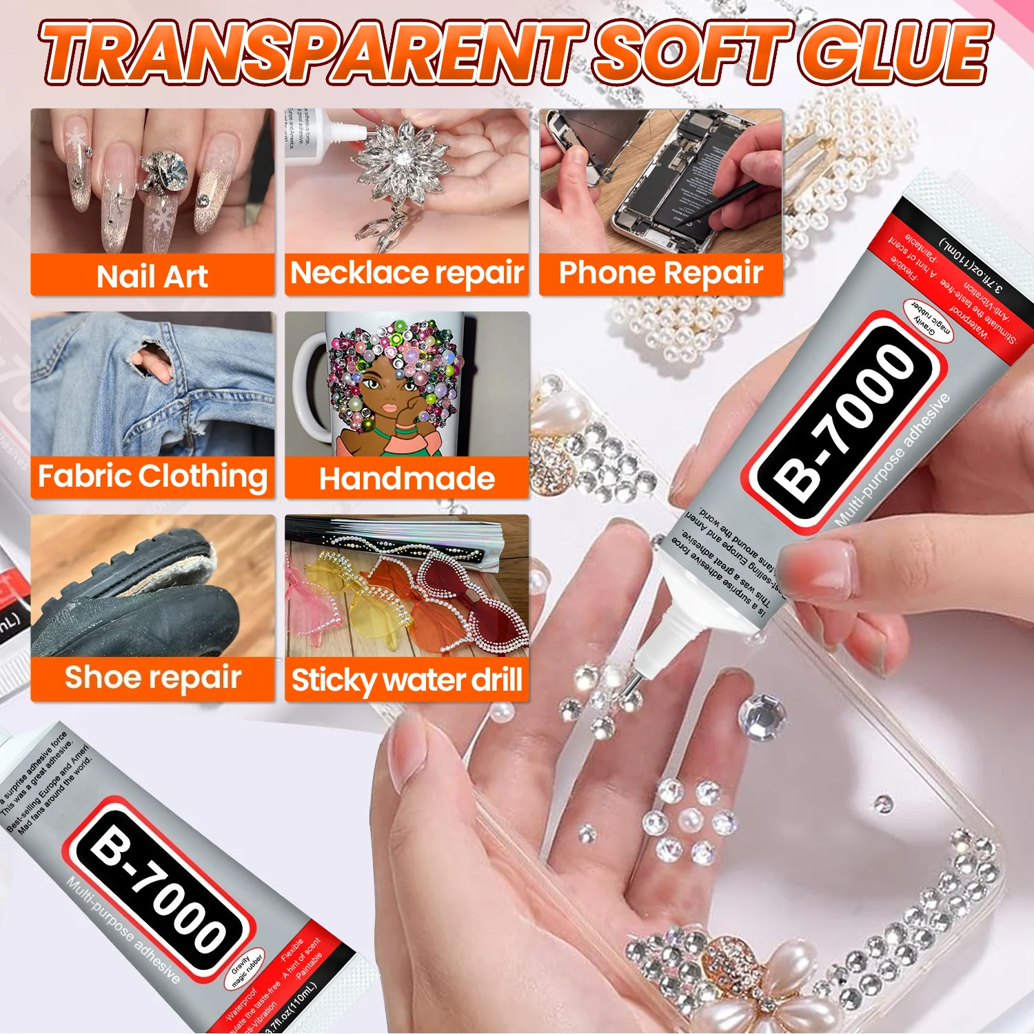 Super Glue B-7000 Loolifl 1-10 – Resin Craft Material recenzja i cena