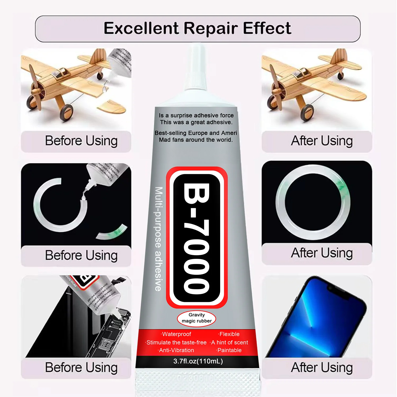 Super Glue B-7000 Loolifl 1-10 – Resin Craft Material recenzja i cena