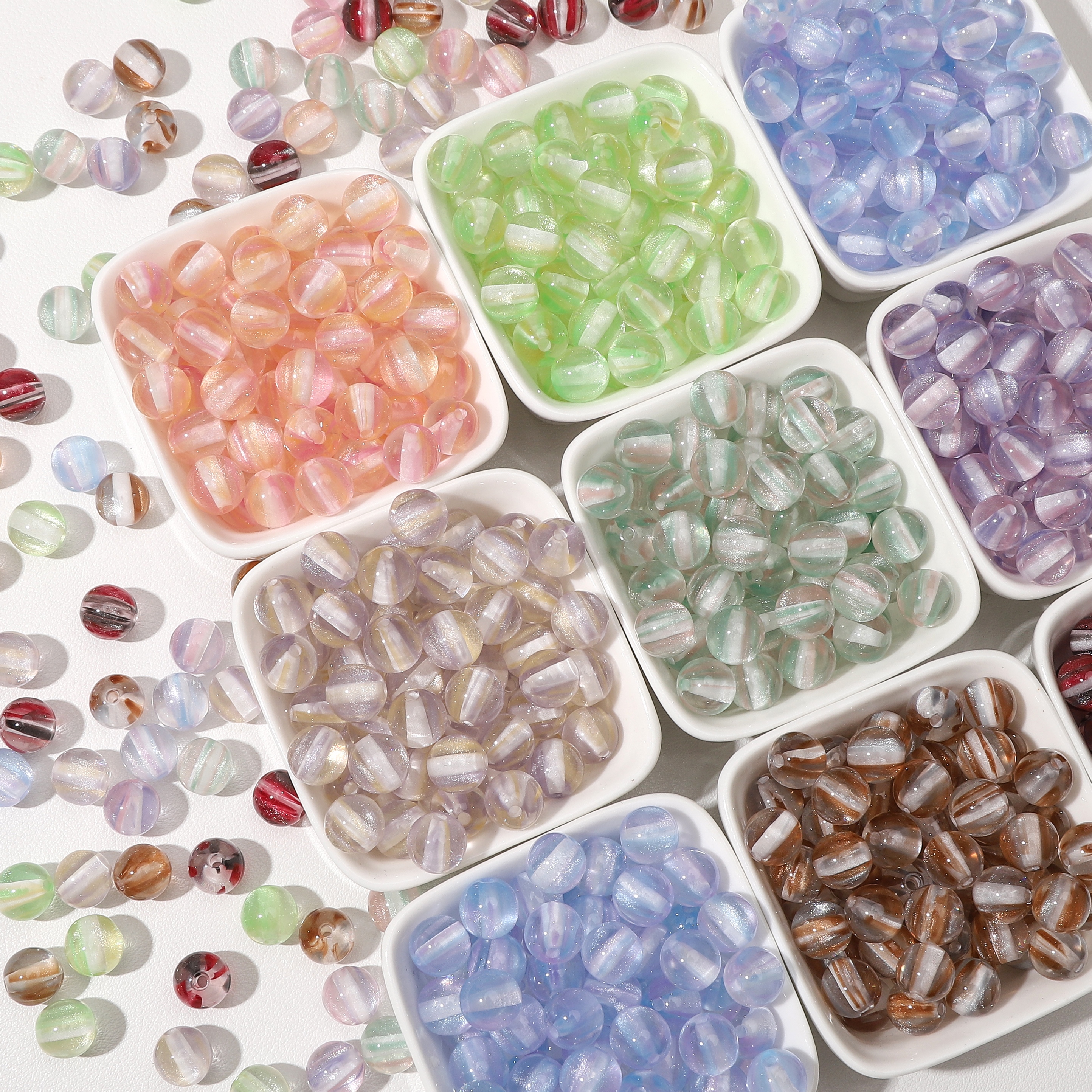 8mm 100Pcs Colorful Round Resi – Resin Crafts Diy recenzja i cena