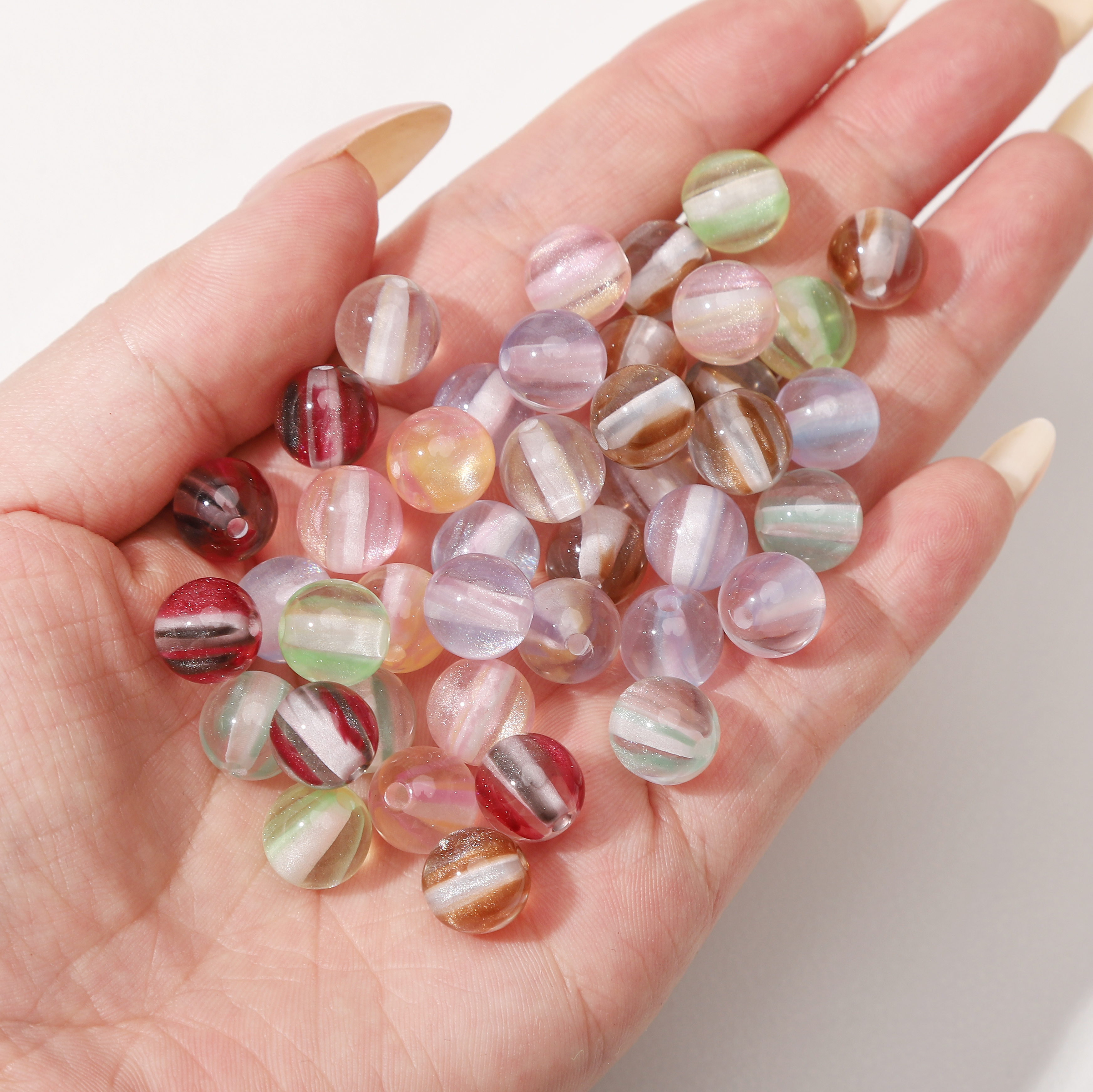 8mm 100Pcs Colorful Round Resi – Resin Crafts Diy recenzja i cena