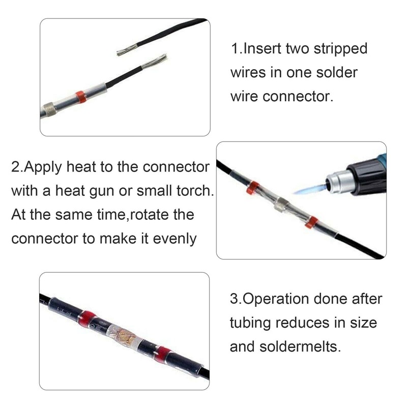 800pcs Solder Seal Wire Connec – Heat Gun Small recenzja i cena
