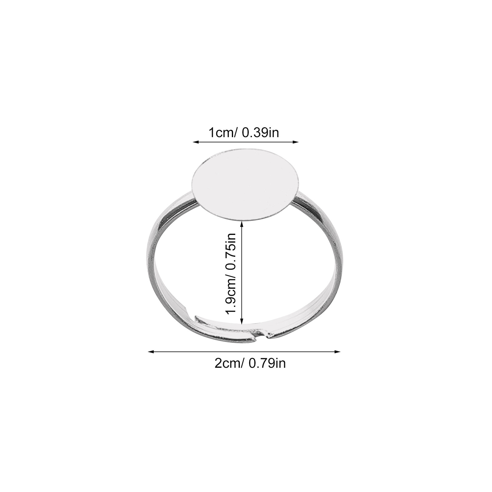 20Pcs Adjustable Blank Ring Fi – Resin Crafts Diy recenzja i cena