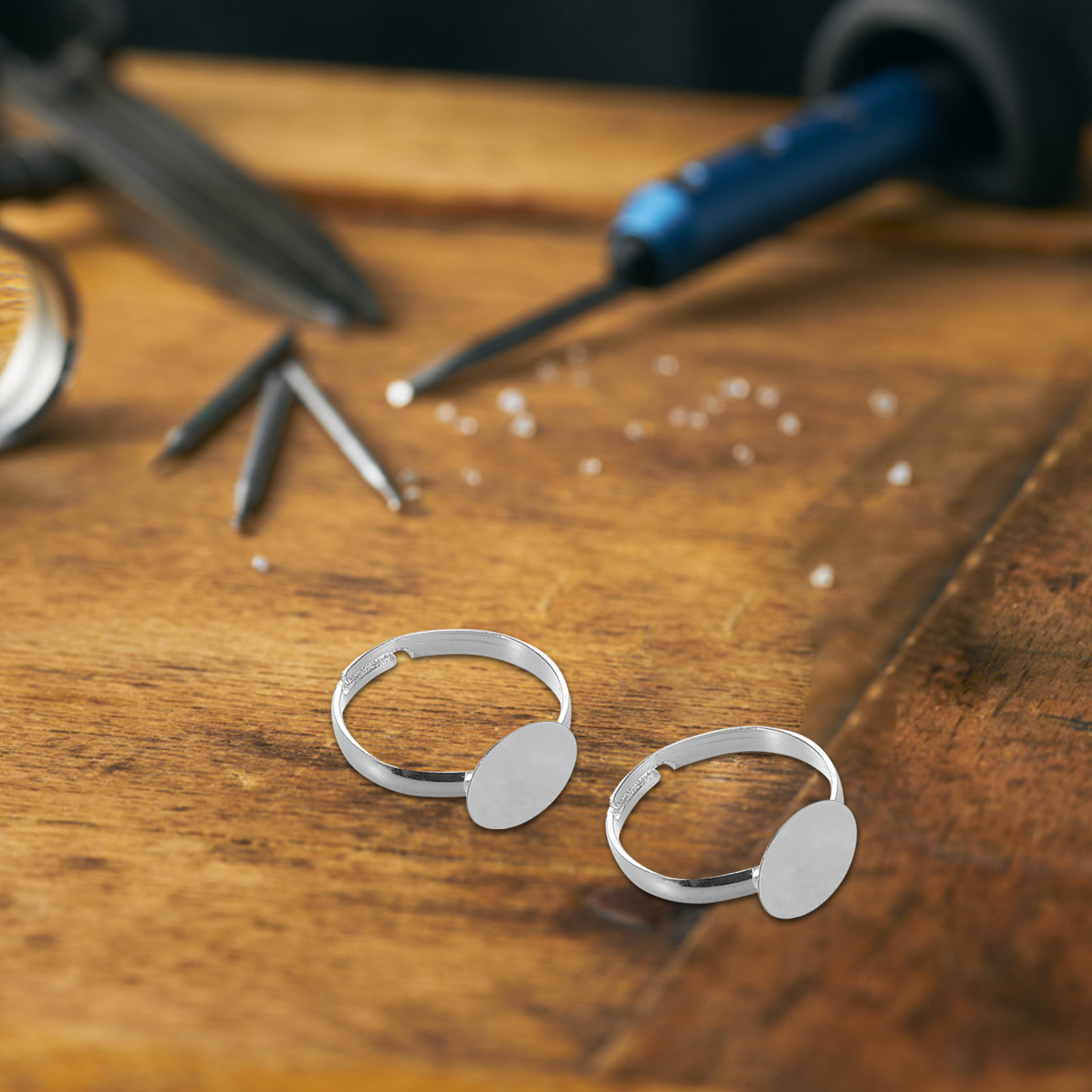 20Pcs Adjustable Blank Ring Fi – Resin Crafts Diy recenzja i cena