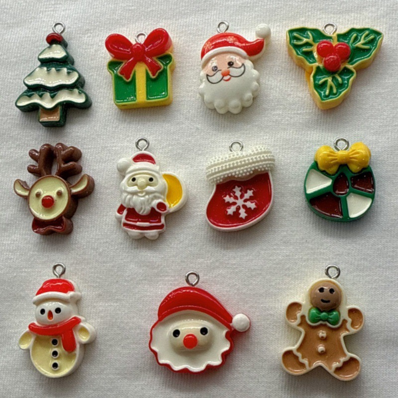 10pcs Christmas Cartoon Series – Resin Craft Projects recenzja i cena