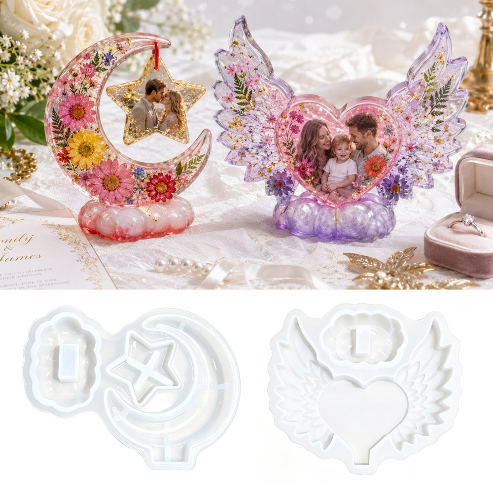 S0308 Heart Shaped Photo Frame – Resin Craft Ideas recenzja i cena