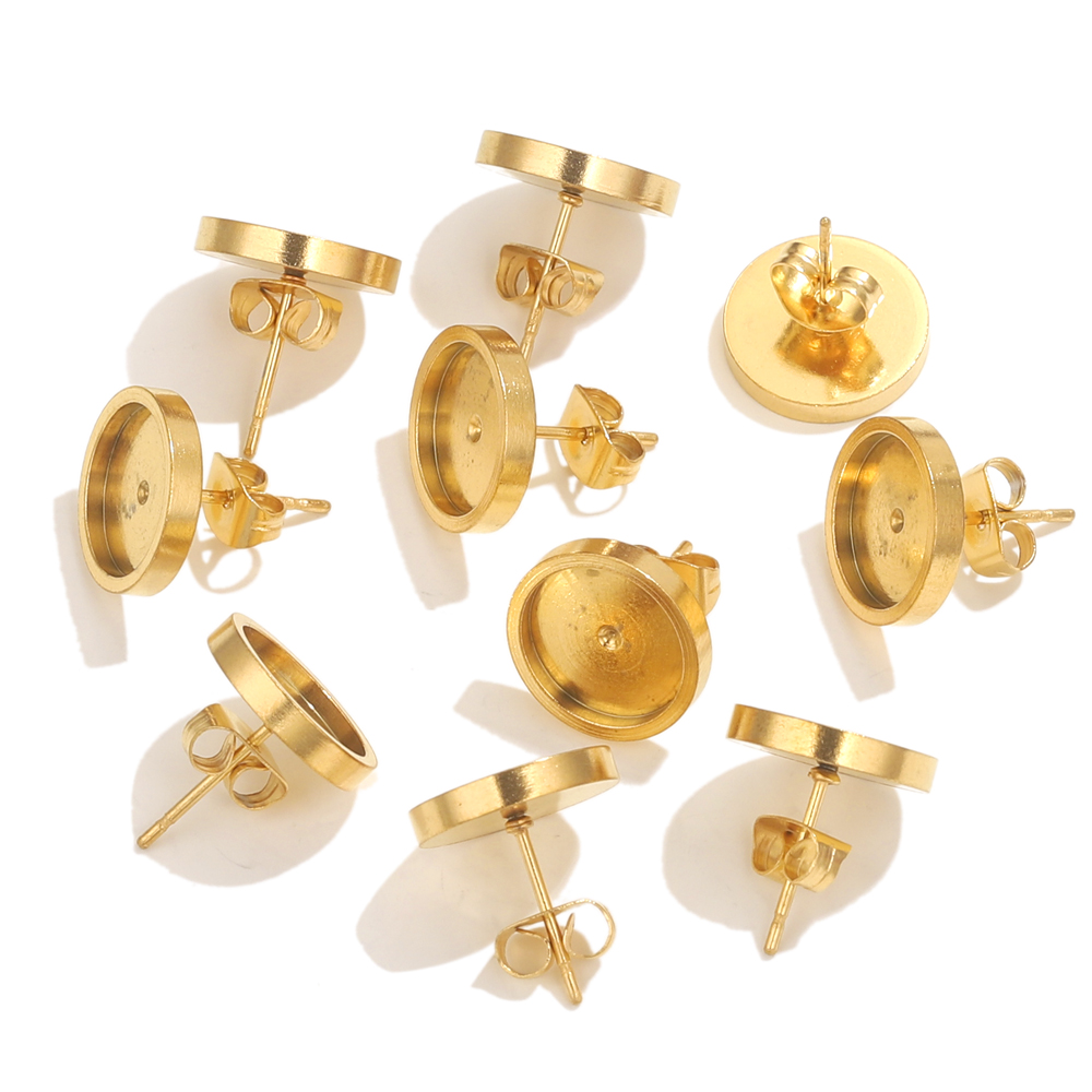 10pcs Stainless Steel Gold Ear – Resin Craft Kit recenzja i cena