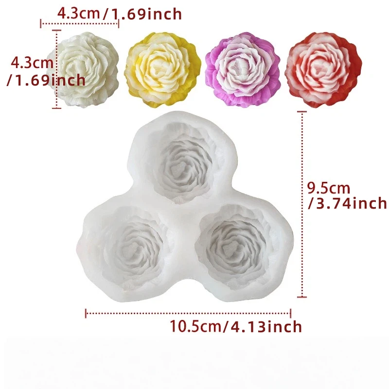 Peony Flower Candle Silicone M – Resin Craft Ideas recenzja i cena