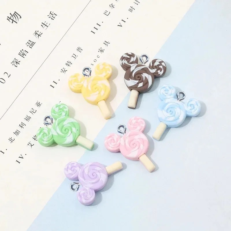 10Pcs Kawaii Mouse Lollipop Re – Resin Crafts Diy recenzja i cena
